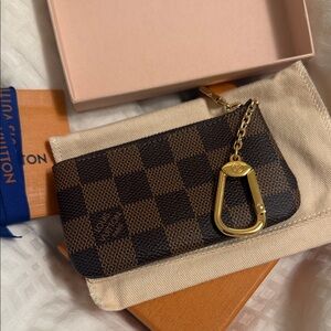 Louis Vuitton Dark Brown Checkered Key Holder